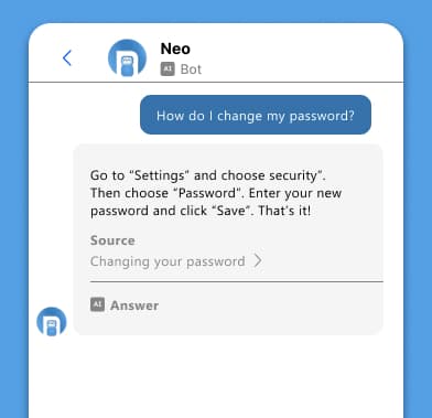 chatbot app screenshot