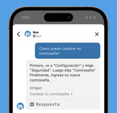 chatbot app screenshot