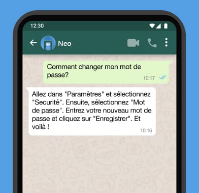 chatbot app screenshot